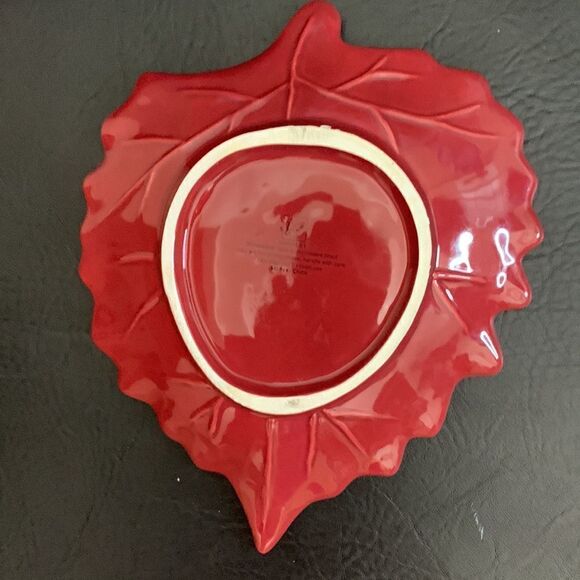 Harvest Kohl’s Sold As Set 3 Yellow Red Green Trinket Appetizer Serving Dishes - Picture 10 of 11